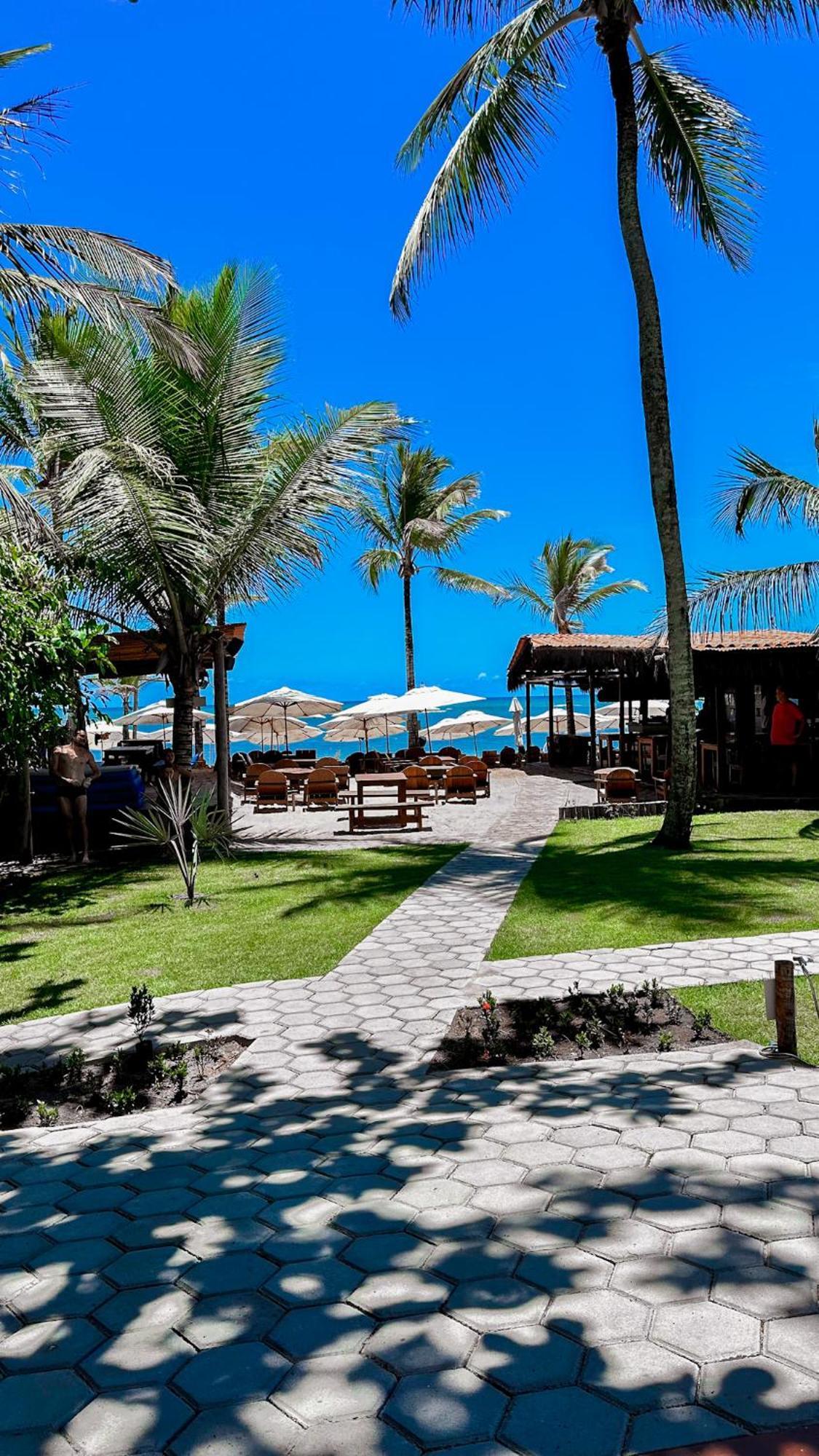 Pousada Villa Zena - Frente Ao Mar - Pe Na Areia Порту-Сегуру Экстерьер фото