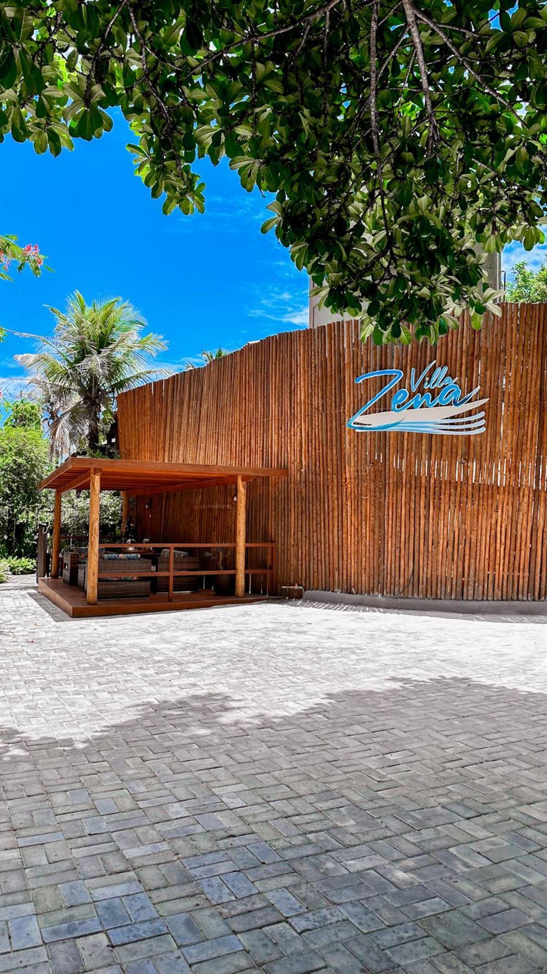 Pousada Villa Zena - Frente Ao Mar - Pe Na Areia Порту-Сегуру Экстерьер фото