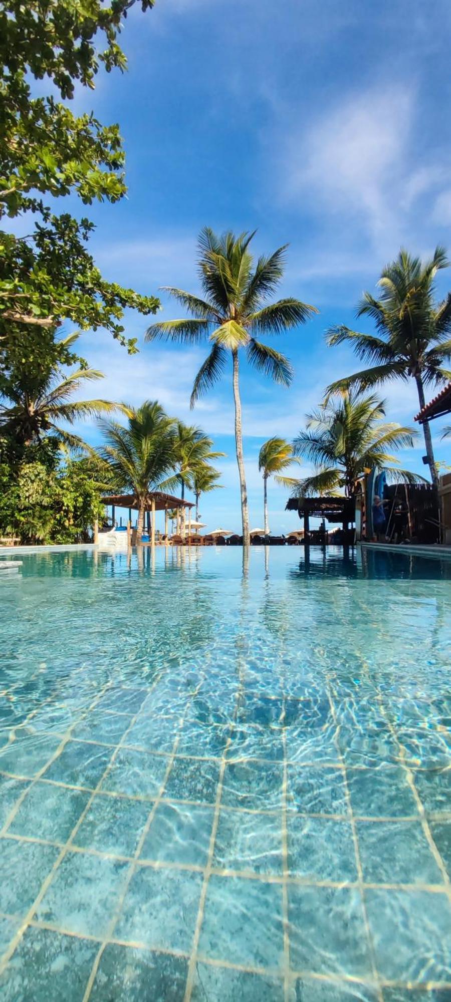 Pousada Villa Zena - Frente Ao Mar - Pe Na Areia Порту-Сегуру Экстерьер фото